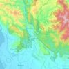 Enrekang topographic map, elevation, terrain