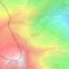 Devdaraki Glacier topographic map, elevation, terrain