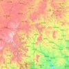 Fengning Manchu Autonomous County topographic map, elevation, terrain