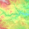 Clear Creek Canyon Park topographic map, elevation, terrain