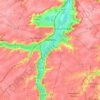 Étampes topographic map, elevation, terrain
