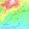 Sèneghe/Seneghe topographic map, elevation, terrain