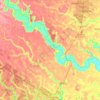 Itabatã topographic map, elevation, terrain