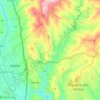 Aguda topographic map, elevation, terrain
