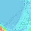Haifa Bay topographic map, elevation, terrain
