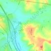 Whilton topographic map, elevation, terrain