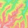 Estaing topographic map, elevation, terrain