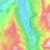 Kandergrund topographic map, elevation, terrain