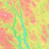 Rendalen topographic map, elevation, terrain