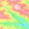 Tiom River topographic map, elevation, terrain