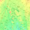 Dorbod-Mongol Autonomous County topographic map, elevation, terrain