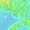 Isolahti topographic map, elevation, terrain