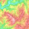 Bussière-Badil topographic map, elevation, terrain