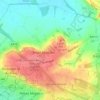 Blunsdon topographic map, elevation, terrain