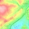 North Rigton topographic map, elevation, terrain