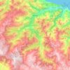 Dikmen topographic map, elevation, terrain