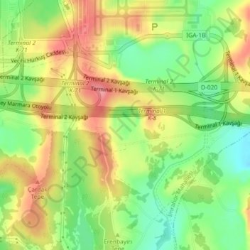 34275 topographic map, elevation, terrain