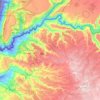 Bani Kenanah Sub-District topographic map, elevation, terrain
