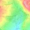 Crook topographic map, elevation, terrain