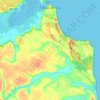 Tibau do Sul topographic map, elevation, terrain