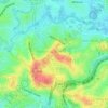 Kelvin Grove topographic map, elevation, terrain