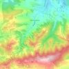 Harbutowice topographic map, elevation, terrain