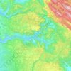 Mirna topographic map, elevation, terrain