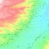 Harbata topographic map, elevation, terrain