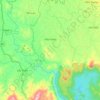 Xã Hòa Nam topographic map, elevation, terrain
