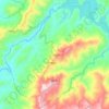 Englan topographic map, elevation, terrain