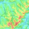 Iguatemi topographic map, elevation, terrain