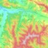 Veľký Lipník topographic map, elevation, terrain