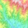 Moshtica topographic map, elevation, terrain