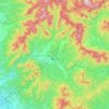 最上郡 topographic map, elevation, terrain
