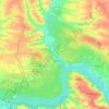 Кремінська міська громада topographic map, elevation, terrain