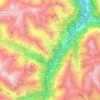 Wassen topographic map, elevation, terrain