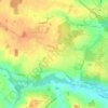 Onehouse topographic map, elevation, terrain