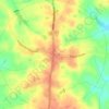Tignall topographic map, elevation, terrain