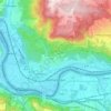 Säckingen topographic map, elevation, terrain