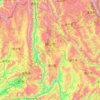 Baoshan topographic map, elevation, terrain