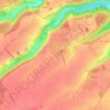 Daméraucourt topographic map, elevation, terrain