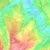 Bishopsbourne topographic map, elevation, terrain