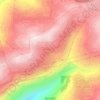 Shanay topographic map, elevation, terrain