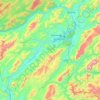 Luang Prabang District topographic map, elevation, terrain