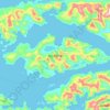 Isla O'Brien topographic map, elevation, terrain
