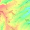 Loddington topographic map, elevation, terrain