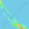 Mali Lošinj topographic map, elevation, terrain
