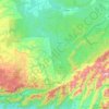 Dima Hasao District topographic map, elevation, terrain