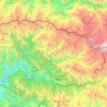 Ranmamaikot topographic map, elevation, terrain