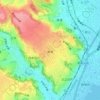 紫原 topographic map, elevation, terrain